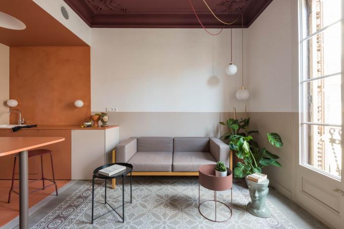 Po gaisro atgaivinto 75 m². buto interjeras